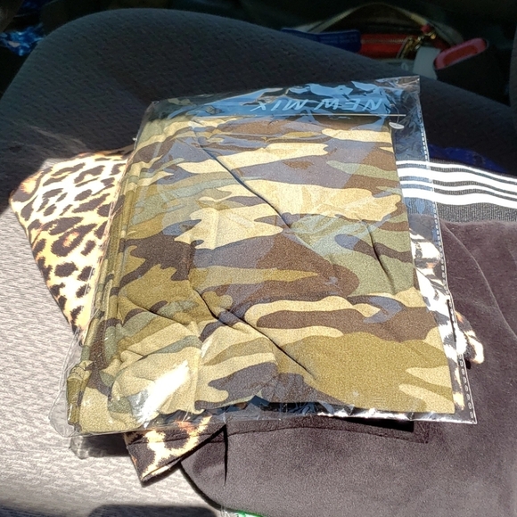 Camo Buttery Soft Leggings 5 Star Bohemian Loungewear Spring NEW Lightweight - Picture 5 of 7